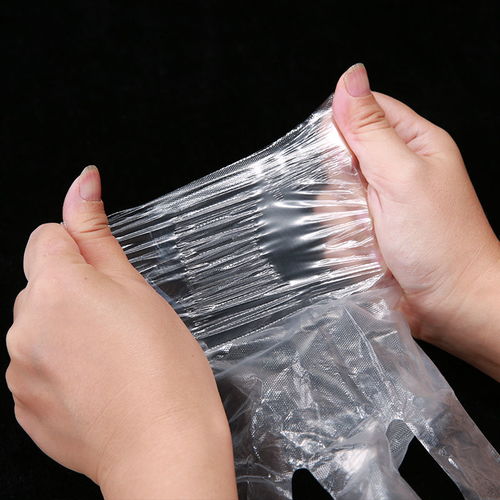 一次性手套食品餐饮美容家务手膜手套加厚PE透明塑料薄膜