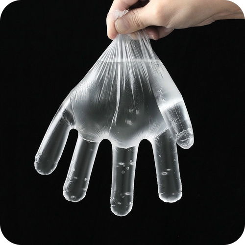 一次性手套薄膜食品卫生加厚级吃龙虾手套家务透明塑料防护手套